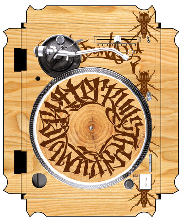 Technics 1200 / 1210 MK5 VERTICAL Skin Thudrumble Wood
